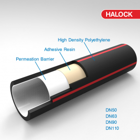 PE pipes for fuels HALOCK