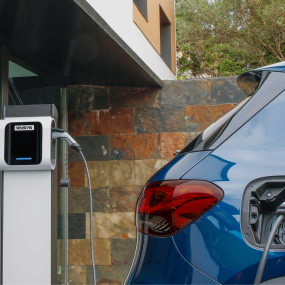 AC charging station with built-in payment system